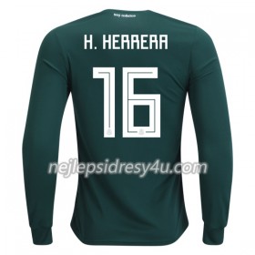 Fotbalový Dres Mexiko H.Herrera 16 Domácí MS 2018 Dlouhý Rukáv